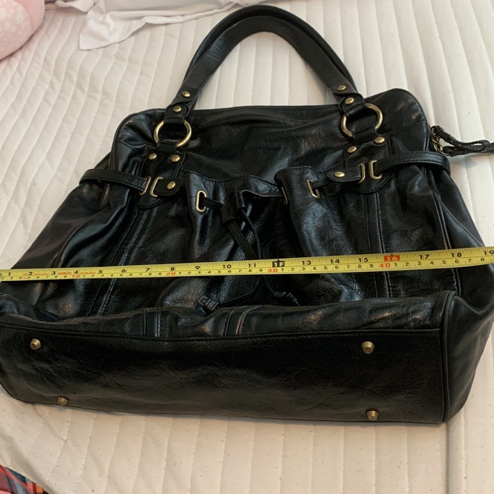Kate Landry Extra Large Leather Tote - Picture 4 of 9